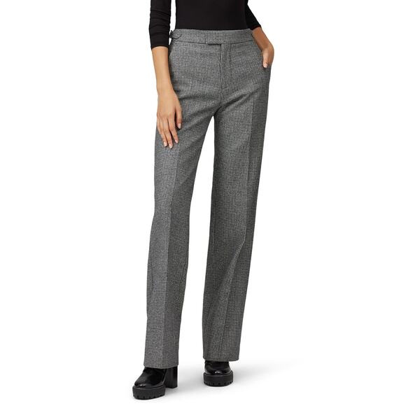 OFFICINE GÉNÉRALE Black White Houndstooth 100% Wool Celeste Pants size 42 - Picture 1 of 15